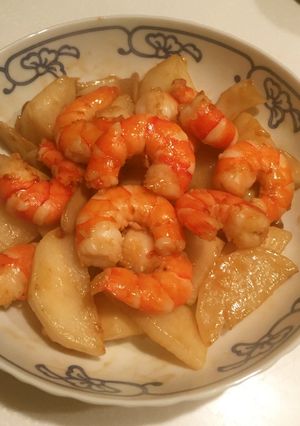 エビ長芋オイスターソース炒め♪-レシピのメイン写真