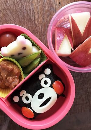 くまモン キャラ弁-レシピのメイン写真