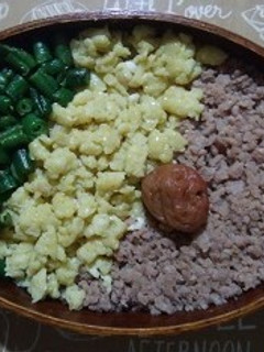 三色そぼろ弁当-レシピのメイン写真