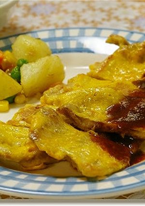 ハリッサが合う！美味しい♪ポークピカタ-レシピのメイン写真