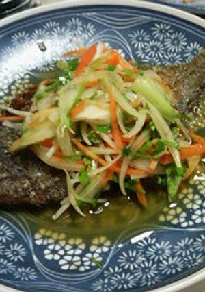 カレイのアジア風-レシピのメイン写真