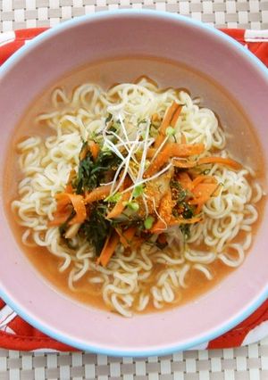 ビタミンとろ~り☆みそラーメン-レシピのメイン写真