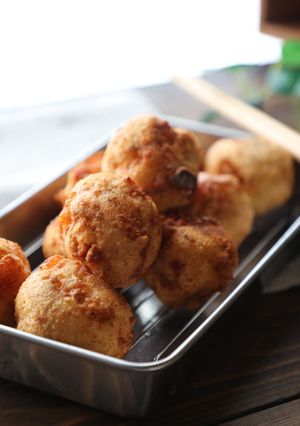 冷めても美味しい♡お豆腐の海老塩団子-レシピのメイン写真