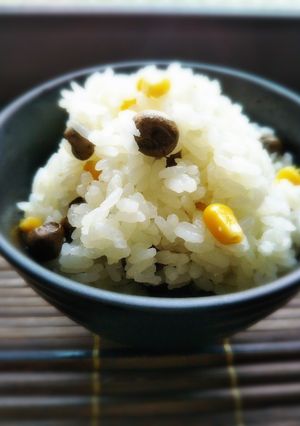 ムカゴご飯✤コーン入り-レシピのメイン写真