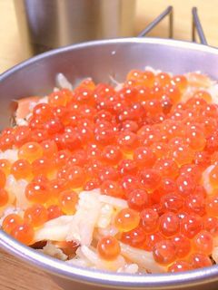 メスティンで鮭とイクラの炊き込みご飯!-レシピのメイン写真