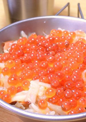 メスティンで鮭とイクラの炊き込みご飯！-レシピのメイン写真