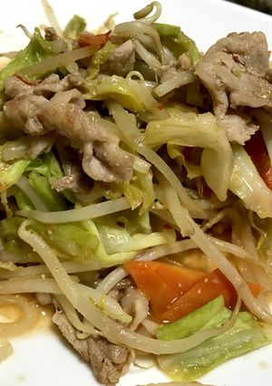 もやしと豚肉のピリ辛味噌炒め！-レシピのメイン写真