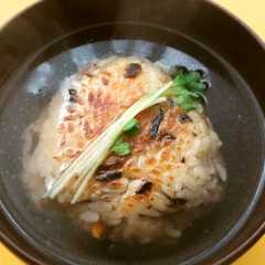 安心米・山菜おこわの焼きおにぎり茶漬け-レシピのメイン写真
