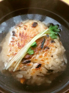 安心米・山菜おこわの焼きおにぎり茶漬け-レシピのメイン写真