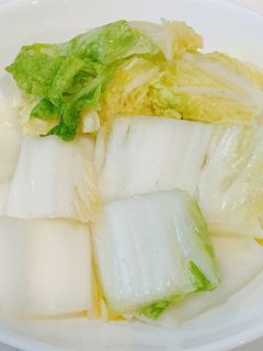 シャキシャキ白菜の、昆布茶の浅漬け!-レシピのメイン写真