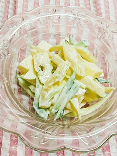 簡単☆セロリとリンゴのサラダ-レシピのメイン写真