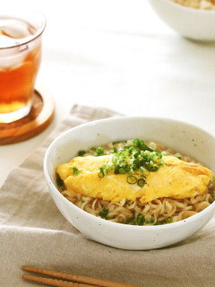 和風オムレツのっけ!とろみ塩ラーメン…-レシピのメイン写真
