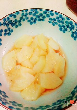 レンジで簡単☆甘くないりんごで☆煮リンゴ-レシピのメイン写真