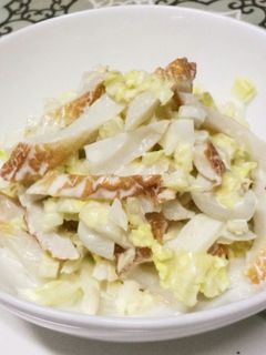 あと1品☆ちくわと白菜で美味しく和え物-レシピのメイン写真