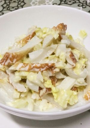 あと１品☆ちくわと白菜で美味しく和え物-レシピのメイン写真