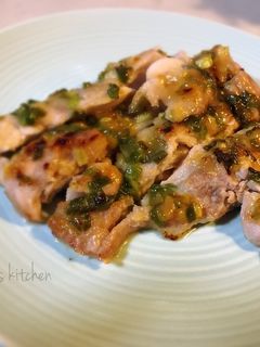 グリルで簡単☆鶏肉のねぎ味噌焼き-レシピのメイン写真