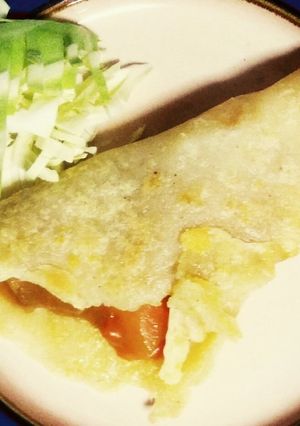 カレーの余りで朝食！おしゃれクレープ★-レシピのメイン写真