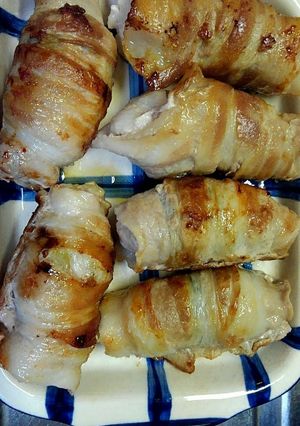 簡単な茄子チーズ豚肉巻き-レシピのメイン写真