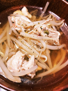 あったまる!もやしと豚肉のスープ-レシピのメイン写真