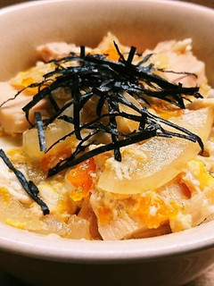 時短・簡単♪サラダチキンの親子丼-レシピのメイン写真