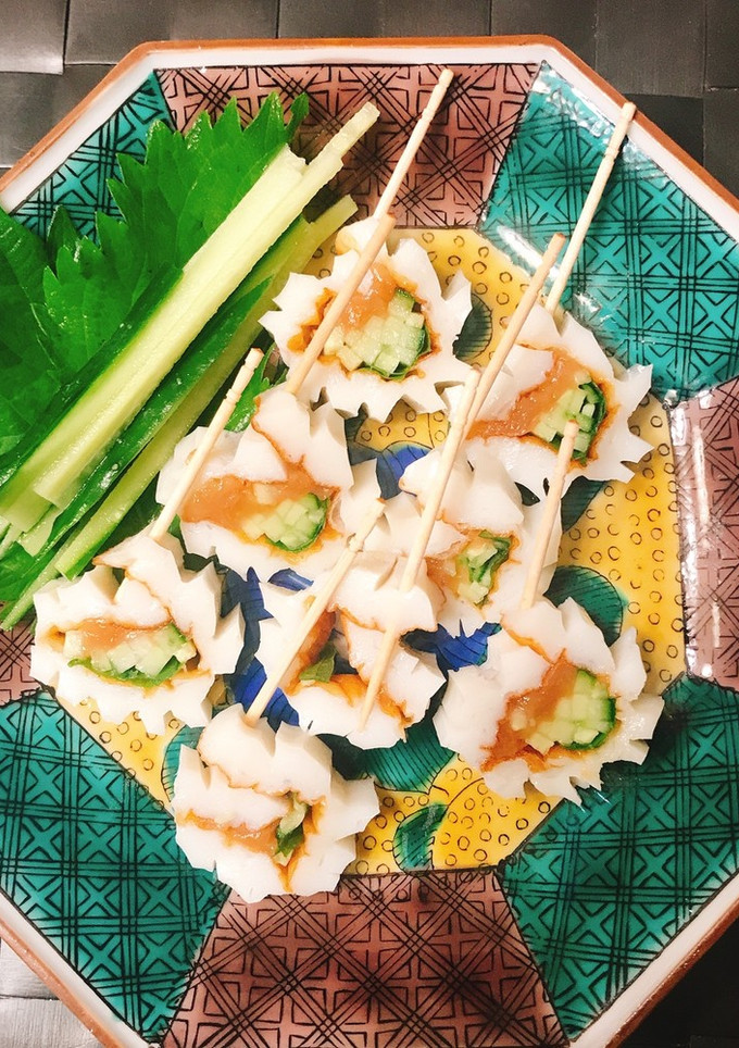 ちくわの梅しそ巻き-レシピのメイン写真
