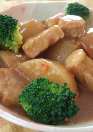 大根と豚ロースの韓国風★味噌煮-レシピのメイン写真