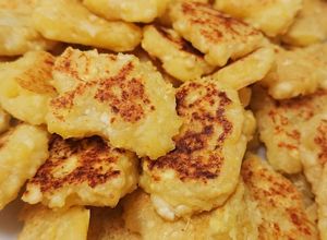 離乳食中期後期さつまいもとお豆腐のおやき-レシピのメイン写真