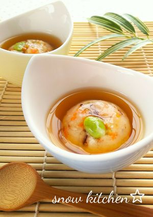 れんこんまんじゅう☆和風あんかけ-レシピのメイン写真