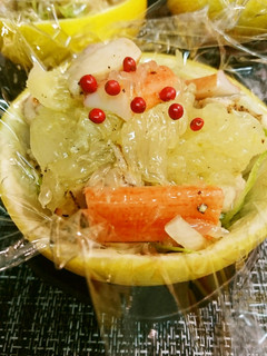 グレープフルーツの鶏とマグロのサラダ-レシピのメイン写真