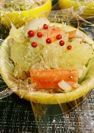 グレープフルーツの鶏とマグロのサラダ-レシピのメイン写真