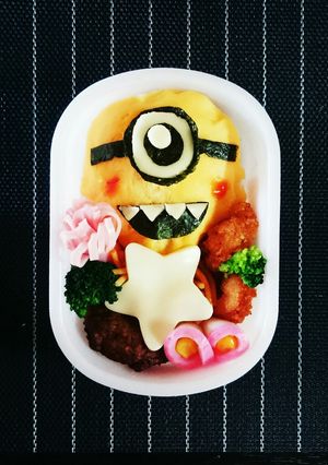簡単 ミニオン キャラ弁♡-レシピのメイン写真