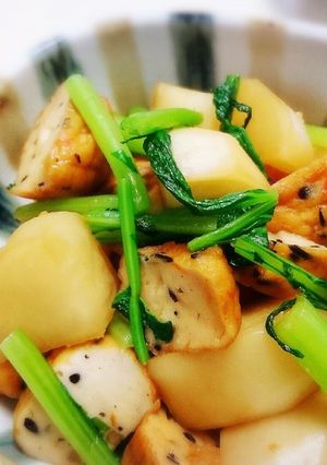 お鍋で10分【蕪と練り物のホッコリ煮物】-レシピのメイン写真