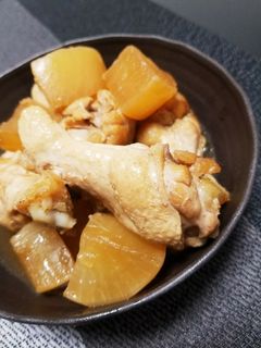 お肉柔らか♪手羽元と大根の煮物-レシピのメイン写真