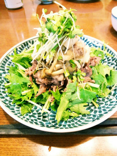 あっさり!牛肉のきのこおろしソース-レシピのメイン写真