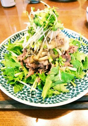 あっさり！牛肉のきのこおろしソース-レシピのメイン写真