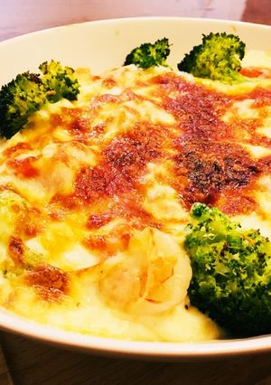 エビと蒸し野菜のグラタン-レシピのメイン写真