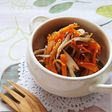 レンジで簡単☆舞茸と人参の塩きんぴら。