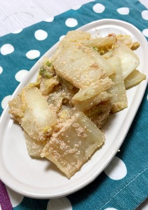 白菜のめんたいバター炒め♡-レシピのメイン写真