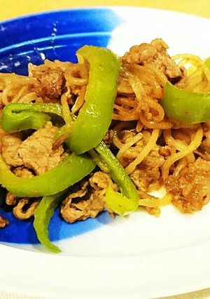 糖質制限☆牛肉とピーマン甘辛炒め-レシピのメイン写真