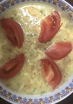 トマたまとろみ塩ラーメン-レシピのメイン写真