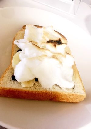ほんのり甘いふわふわチョコバナナトースト-レシピのメイン写真