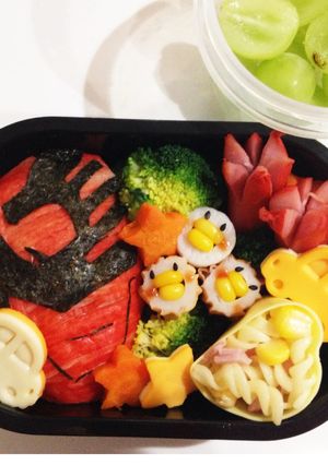 遠足キャラ弁☆ キュウレンジャー-レシピのメイン写真