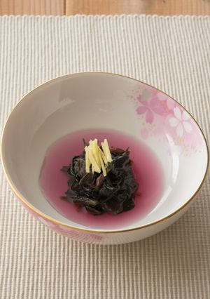 金時草の美しい酢の物-レシピのメイン写真