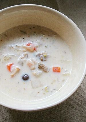 寒い日に食べたくなる♪クラムチャウダー-レシピのメイン写真