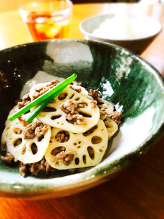 簡単☆しゃきしゃき蓮根の旨そぼろあん-レシピのメイン写真