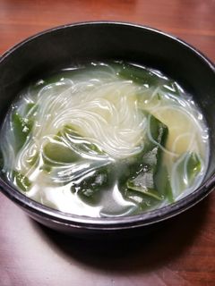 ✩はるさめとわかめのスープ✩-レシピのメイン写真