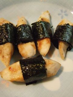 お弁当に♪簡単!ささみ海苔巻き-レシピのメイン写真