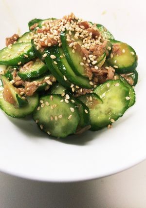きゅうりの梅肉ツナ和え☆-レシピのメイン写真
