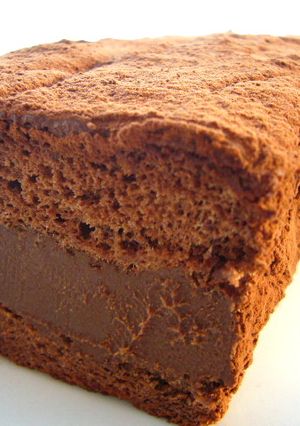 牛乳パックで作る濃厚生チョコケーキ-レシピのメイン写真
