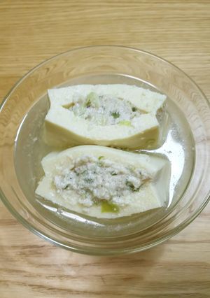 簡単低糖質☆高野豆腐の肉詰め-レシピのメイン写真